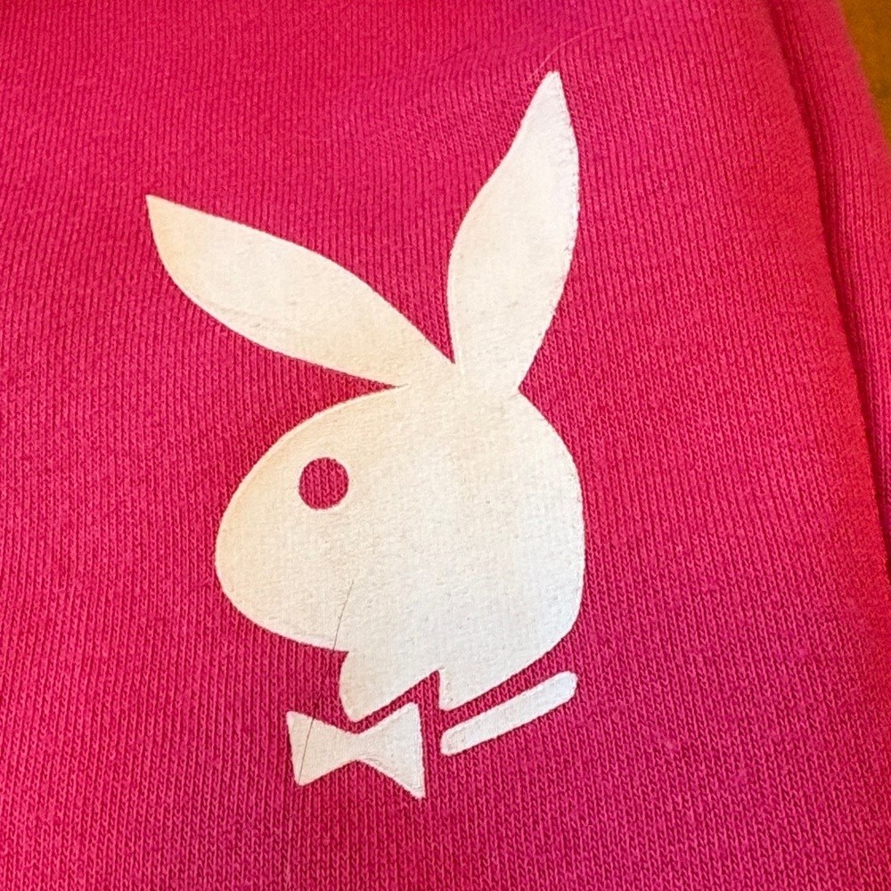 PLAYBOY Magenta Flare Joggers - Picture 3 of 4